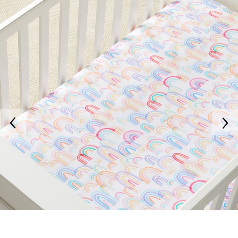 Pottery barn kids crib sheet